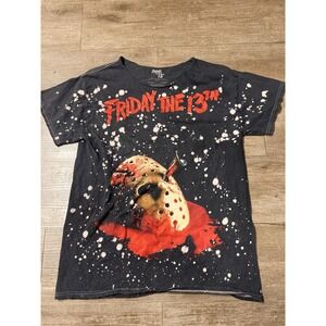 Friday The 13th Jason Horror Black Shirt